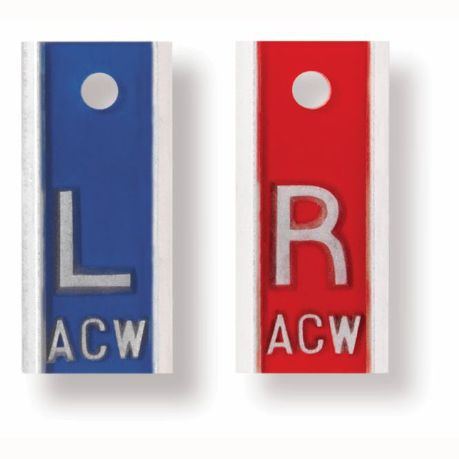 Aluminum X-Ray Marker Set 1/2" with 2-3 Initials/Numbers EAP003 - Click Image to Close