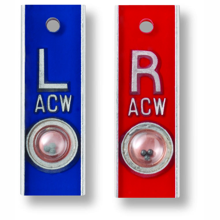 Position Indicator X-Ray Marker Set 5/8" 2-3 Initials PAP03-V - Click Image to Close
